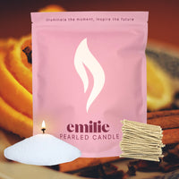 Christingle Scented Pearled Candle
