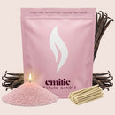Vanilla Scented Pearled Candle