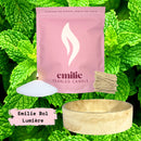 Peppermint – Set & Save Pearled Candle + Emilie Bol Lumière