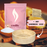 ¡NUEVA! Vela Perlada Emilie - Aromatizada // 750g