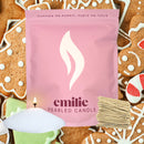 Gingerbread Scented Pearled Candle