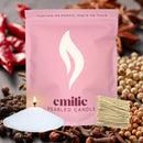 Winter Spices Scented Pearled Candle