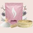 Scented White 500g + Emilie Bol Lumière Gift Set