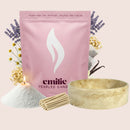 Scented White 500g + Emilie Bol Lumière Gift Set