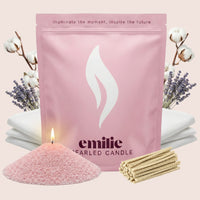 Fresh Linen Scented Pearled Candle