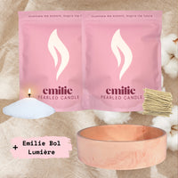 NUOVA! Emilie Pearled Candle - Profumata // 750g