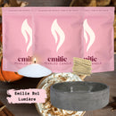 Pumpkin Spice 1kg + 2x 1kg of Your Choice Pearled Candles + Emilie Bol Lumière