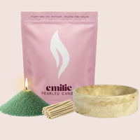 Unscented Coloured 1kg + Emilie Bol Lumière Gift Set