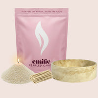 Unscented Coloured 1kg + Emilie Bol Lumière Gift Set