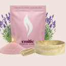 Lavender – 1kg Pearled Candle + Emilie Bol Lumière