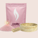 Unscented Coloured 1kg + Emilie Bol Lumière Gift Set