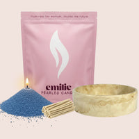 Unscented Coloured 1kg + Emilie Bol Lumière Gift Set