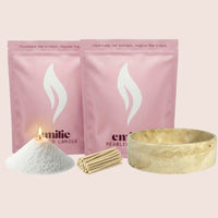 Unscented Coloured Duo 1kg + Emilie Bol Lumière Gift Set
