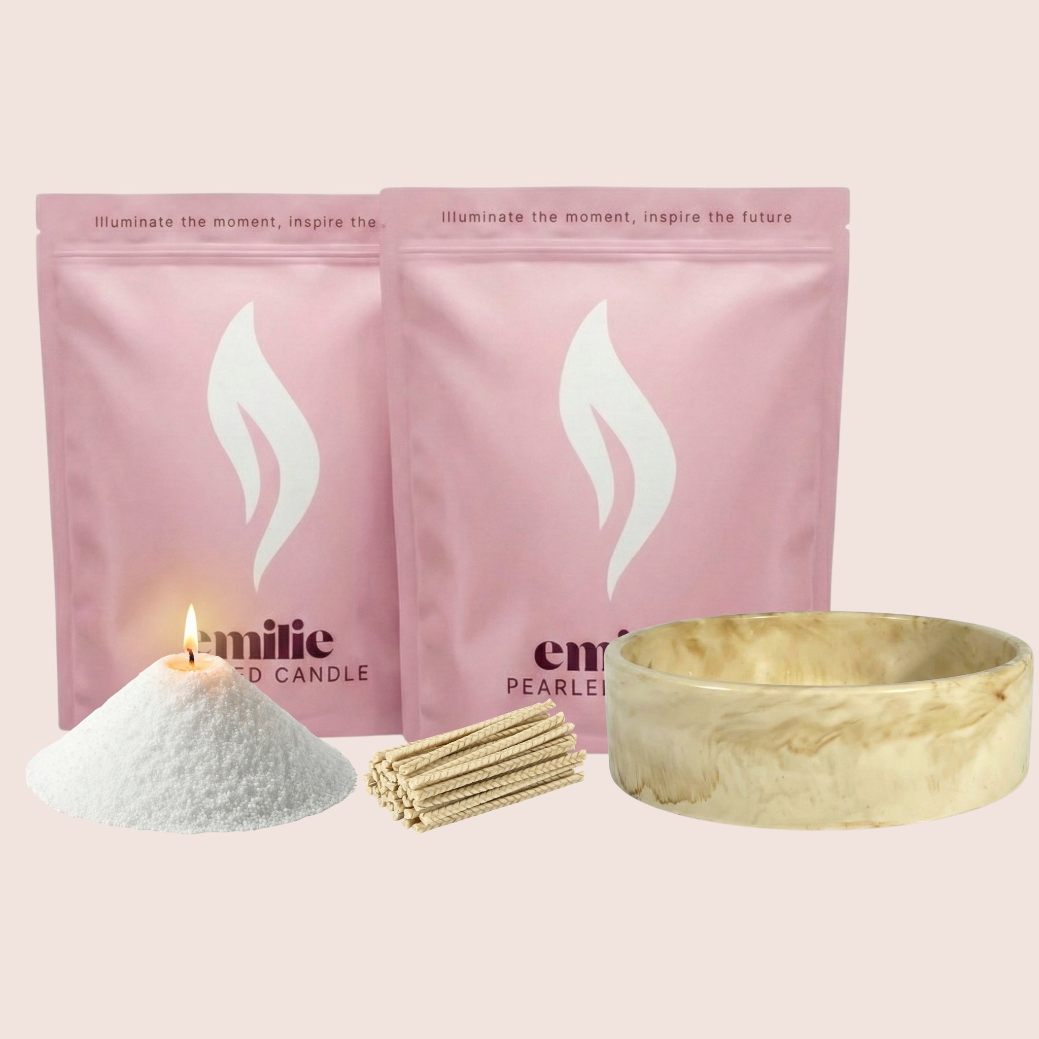 Unscented Coloured Duo 1kg + Emilie Bol Lumière Gift Set