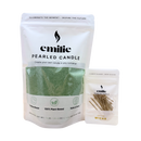 Emilie Pearled Candle – Unscented // 750g