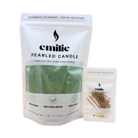Emilie Pearled Candle – Unscented // 750g