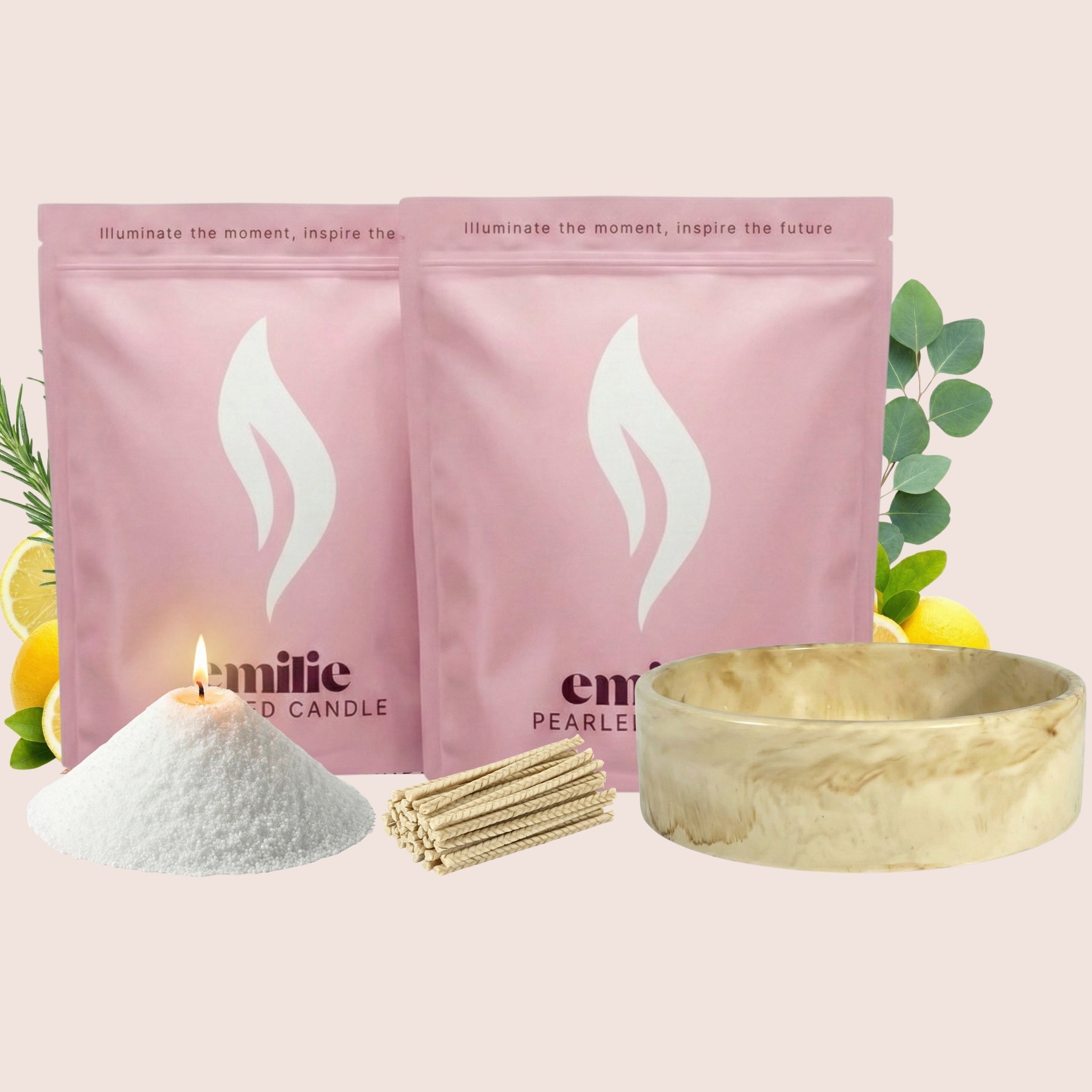 Scented Duo 500g + Emilie Bol Lumière Gift Set