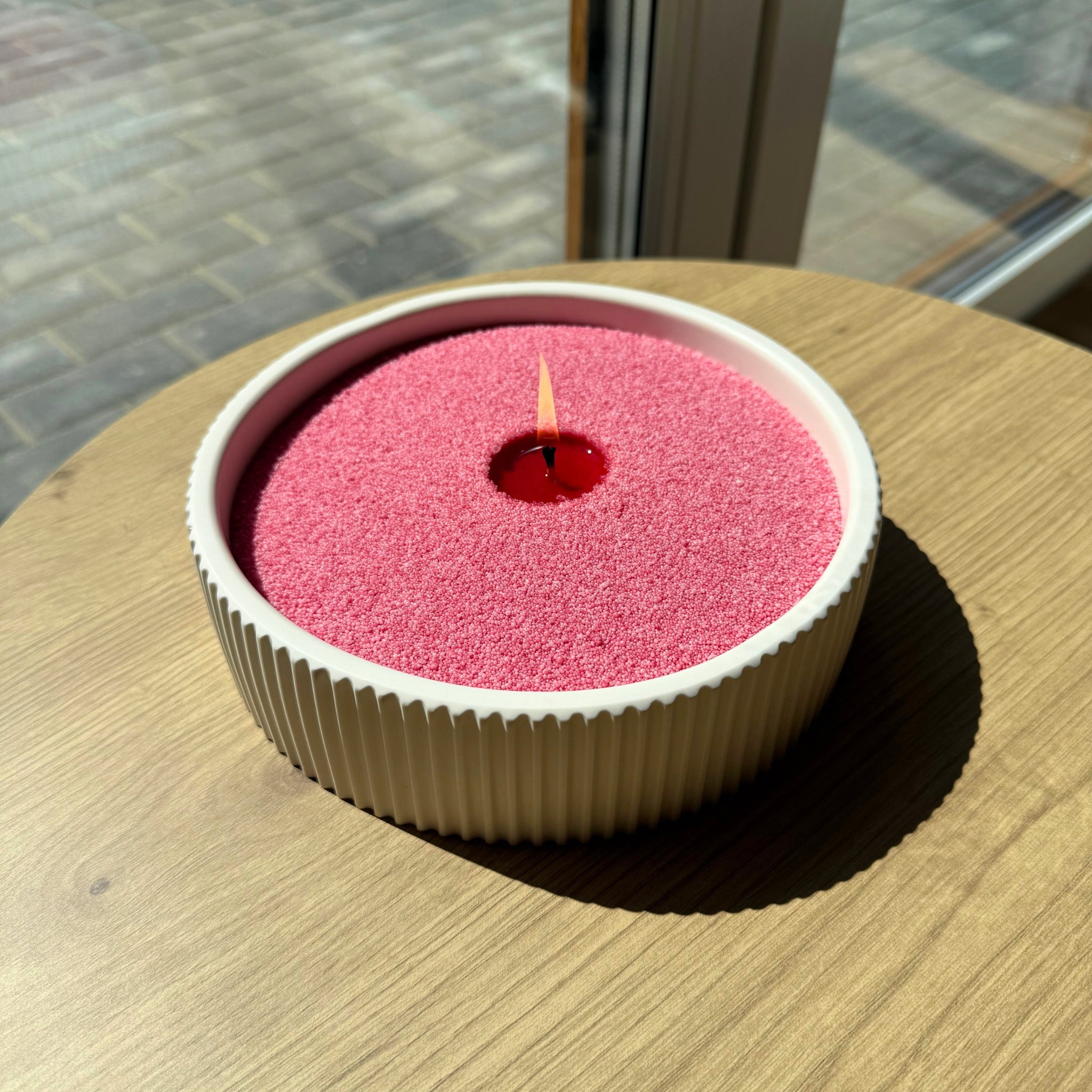 Emilie Pearled Candle – Unscented