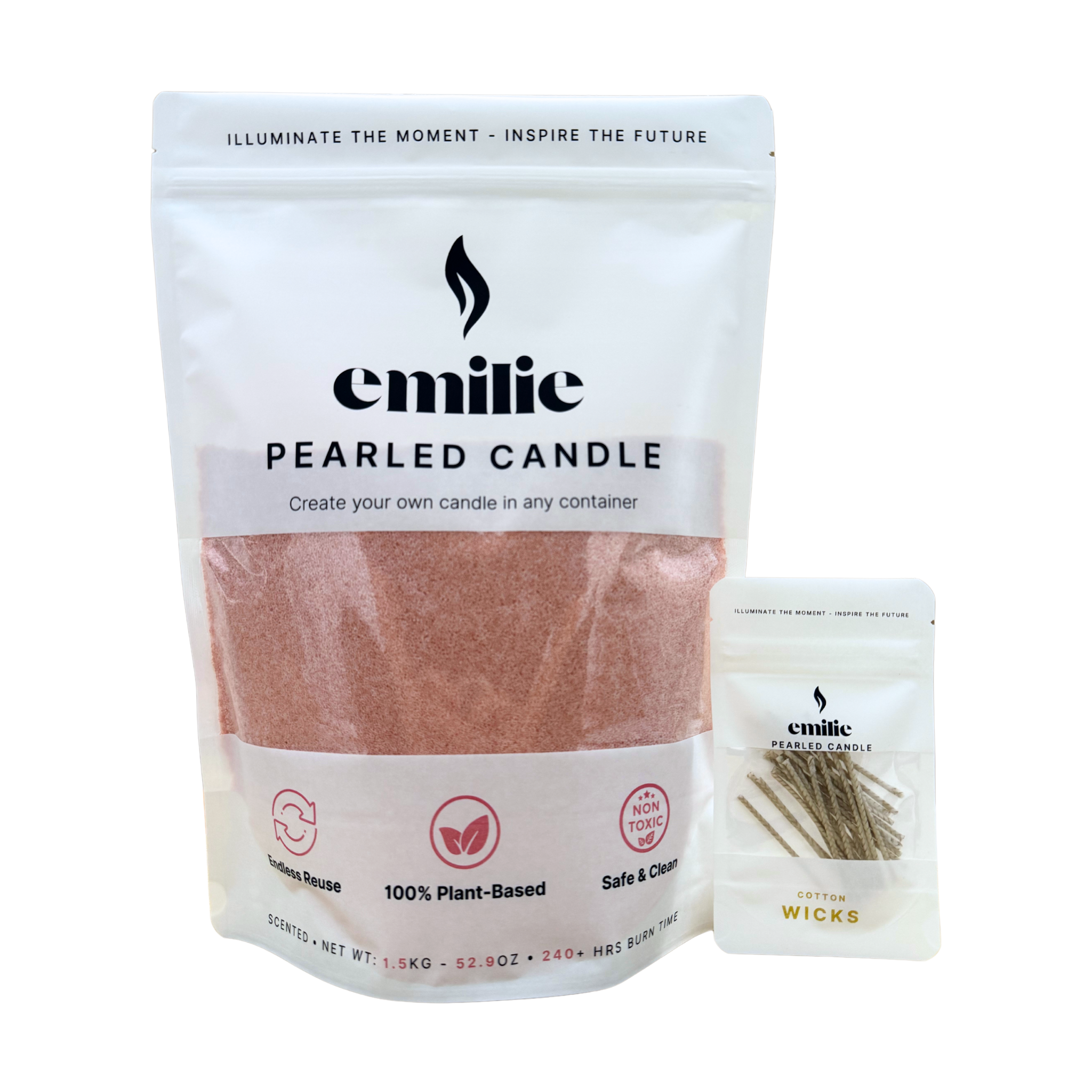 Emilie Pearled Candle - Scented // 1.5kg