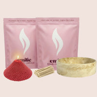 Unscented Coloured Duo 1kg + Emilie Bol Lumière Gift Set