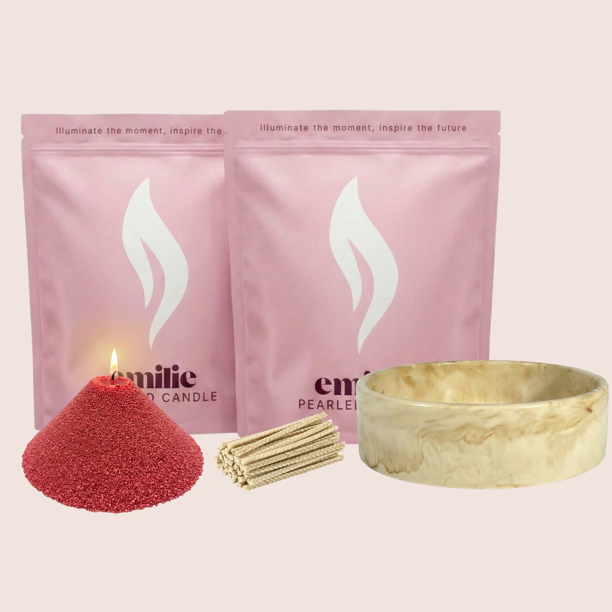 Unscented Coloured Duo 1kg + Emilie Bol Lumière Gift Set