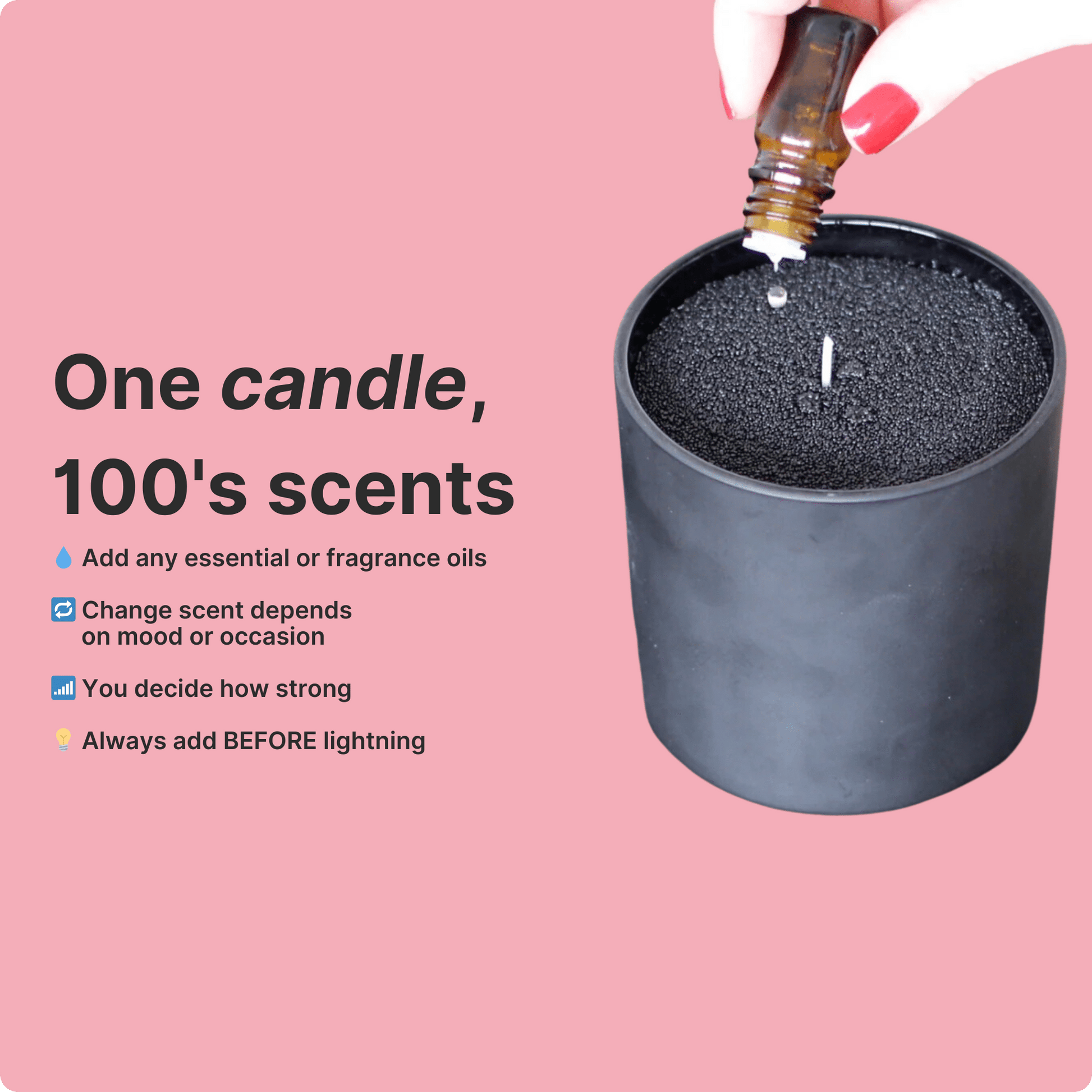 22.3 OZ Pearled Candle Unscented - Emilie Candle