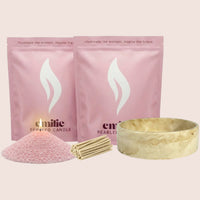 Unscented Coloured Duo 1kg + Emilie Bol Lumière Gift Set