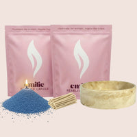 Unscented Coloured Duo 1kg + Emilie Bol Lumière Gift Set