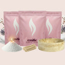 Scented Trio 500g + Emilie Bol Lumière Gift Set