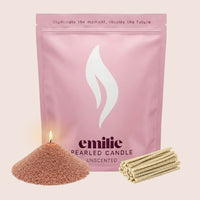 <tc>Emilie Pearled Candle</tc> – Sin perfume