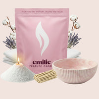 Scented White 1kg + Emilie Bol Halo Gift Set
