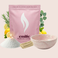 Scented White 1kg + Emilie Bol Halo Gift Set