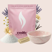 Scented White 1kg + Emilie Bol Halo Gift Set