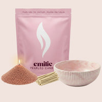 Unscented Coloured 1kg + Emilie Bol Halo Gift Set