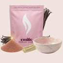 NEU! Emilie Perlenkerze – Beduftet // 750 g