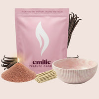 NEU! Emilie Perlenkerze – Beduftet // 750 g