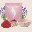 Lavender – 1kg Pearled Candle + Emilie Bol Halo