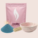 Unscented Coloured 1kg + Emilie Bol Halo Gift Set