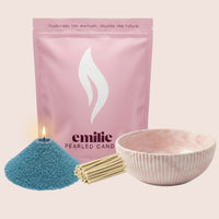 Unscented Coloured 1kg + Emilie Bol Halo Gift Set