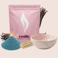 NEU! Emilie Perlenkerze – Beduftet // 750 g