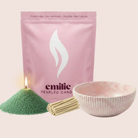 Unscented Coloured 1kg + Emilie Bol Halo Gift Set