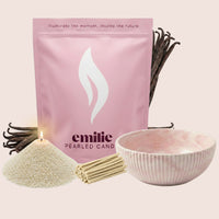 NEU! Emilie Perlenkerze – Beduftet // 750 g