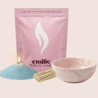 Unscented Coloured 1kg + Emilie Bol Halo Gift Set