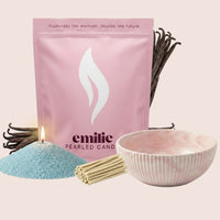 NEU! Emilie Perlenkerze – Beduftet // 750 g