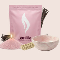 NEU! Emilie Perlenkerze – Beduftet // 750 g