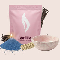 NEU! Emilie Perlenkerze – Beduftet // 750 g