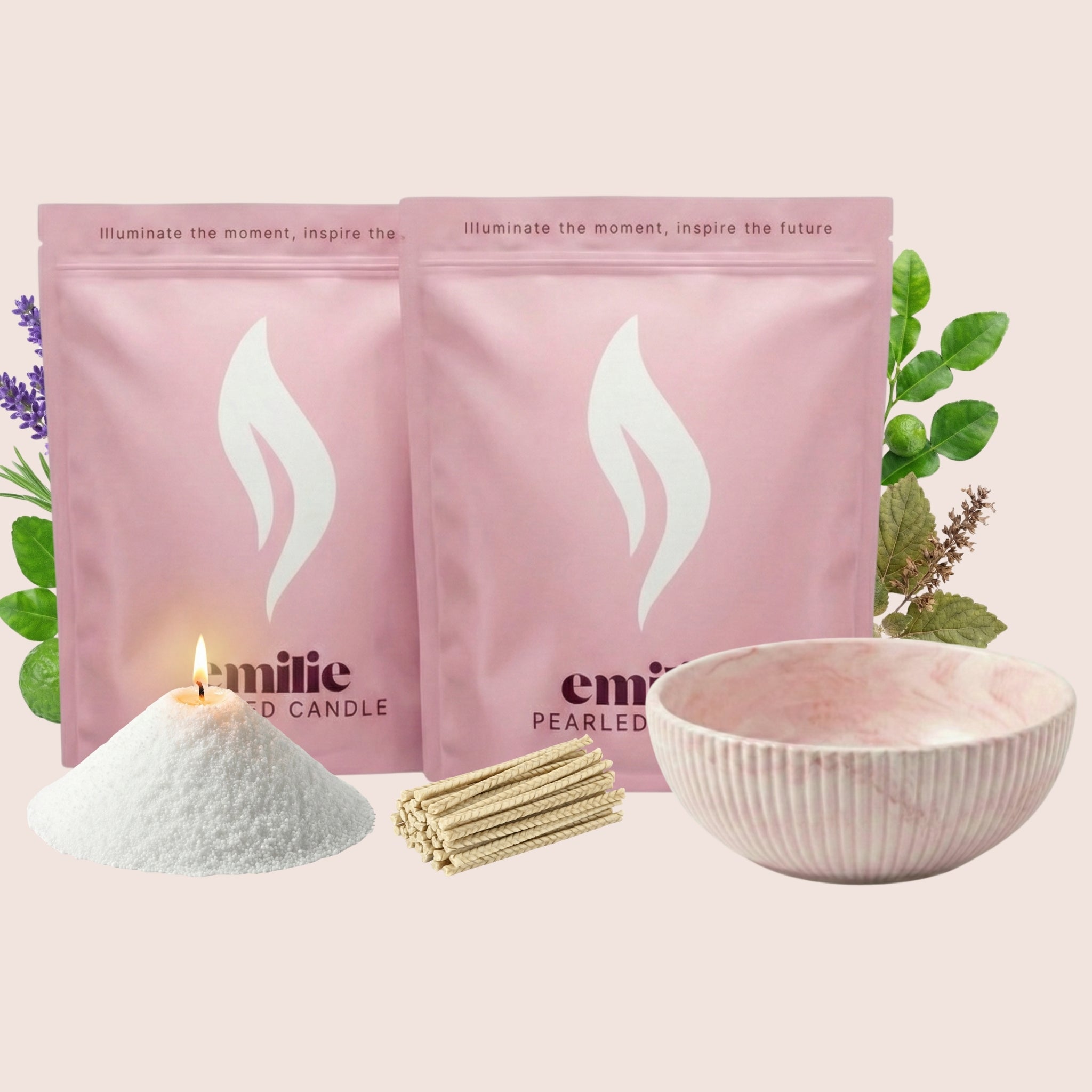 Scented Duo 500g + Emilie Bol Halo Gift Set