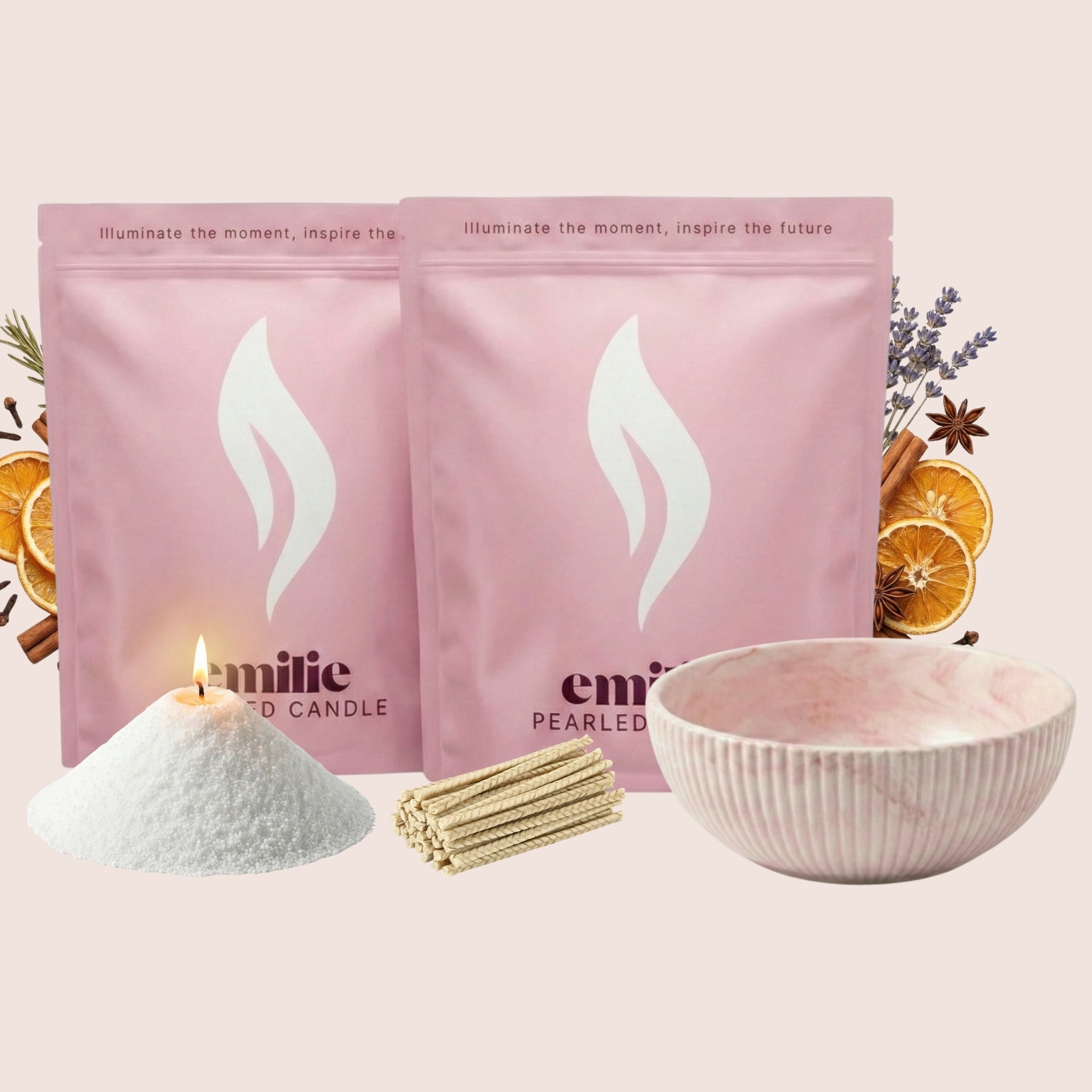Scented Duo 500g + Emilie Bol Halo Gift Set