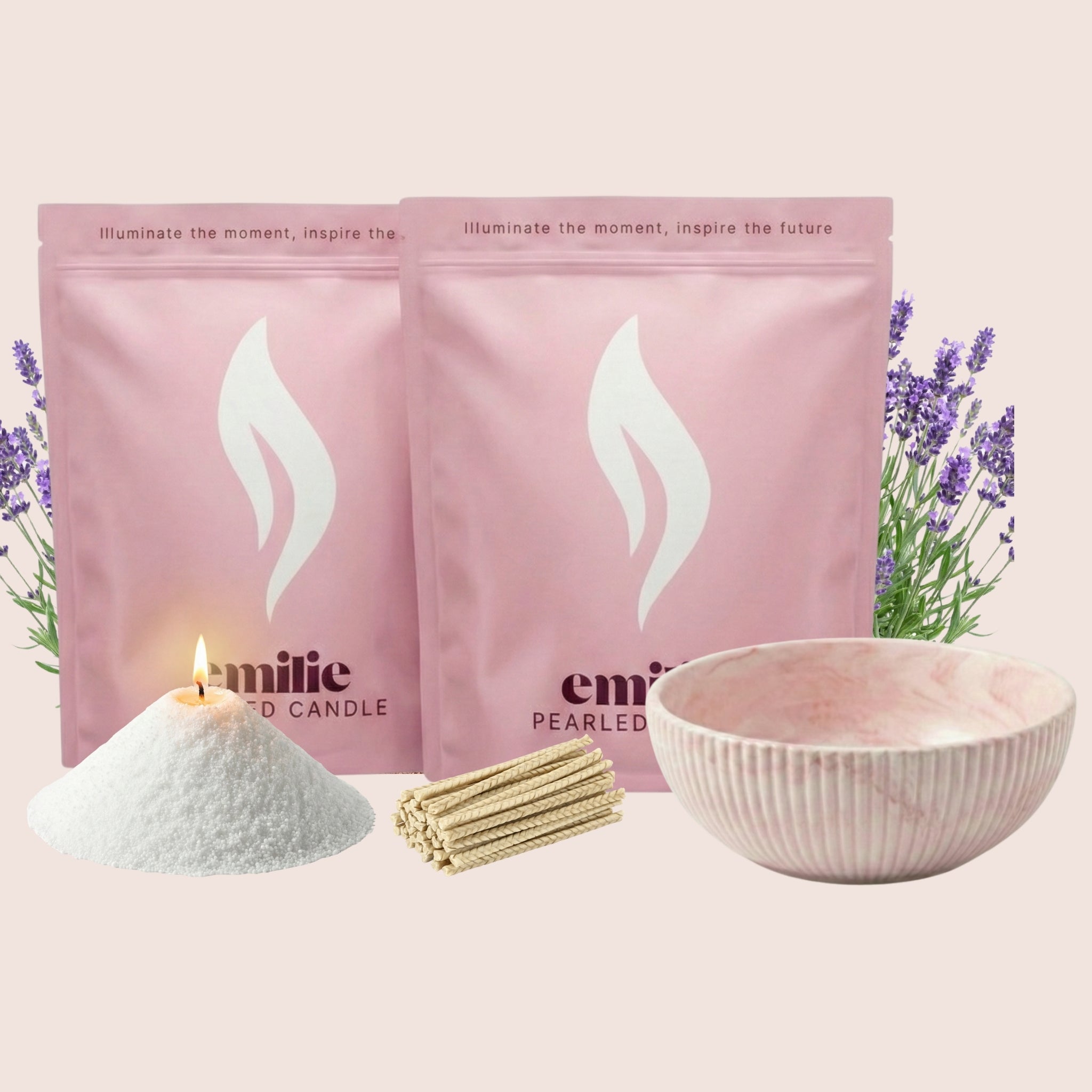 Scented Duo 500g + Emilie Bol Halo Gift Set