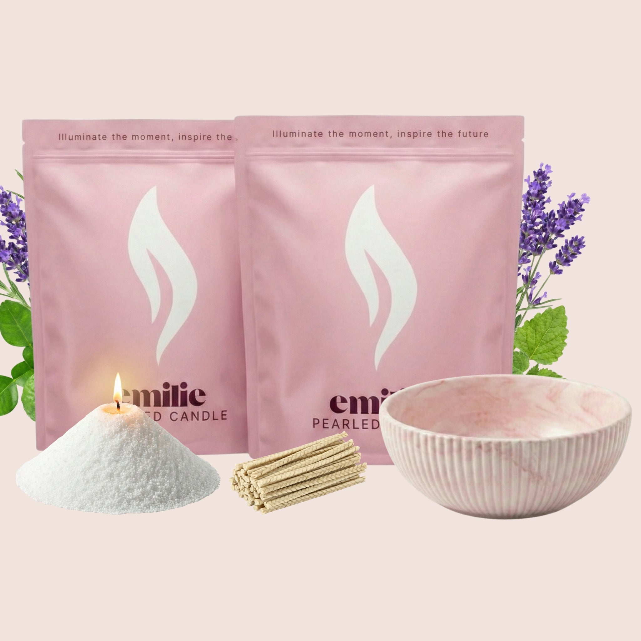 Scented Duo 500g + Emilie Bol Halo Gift Set